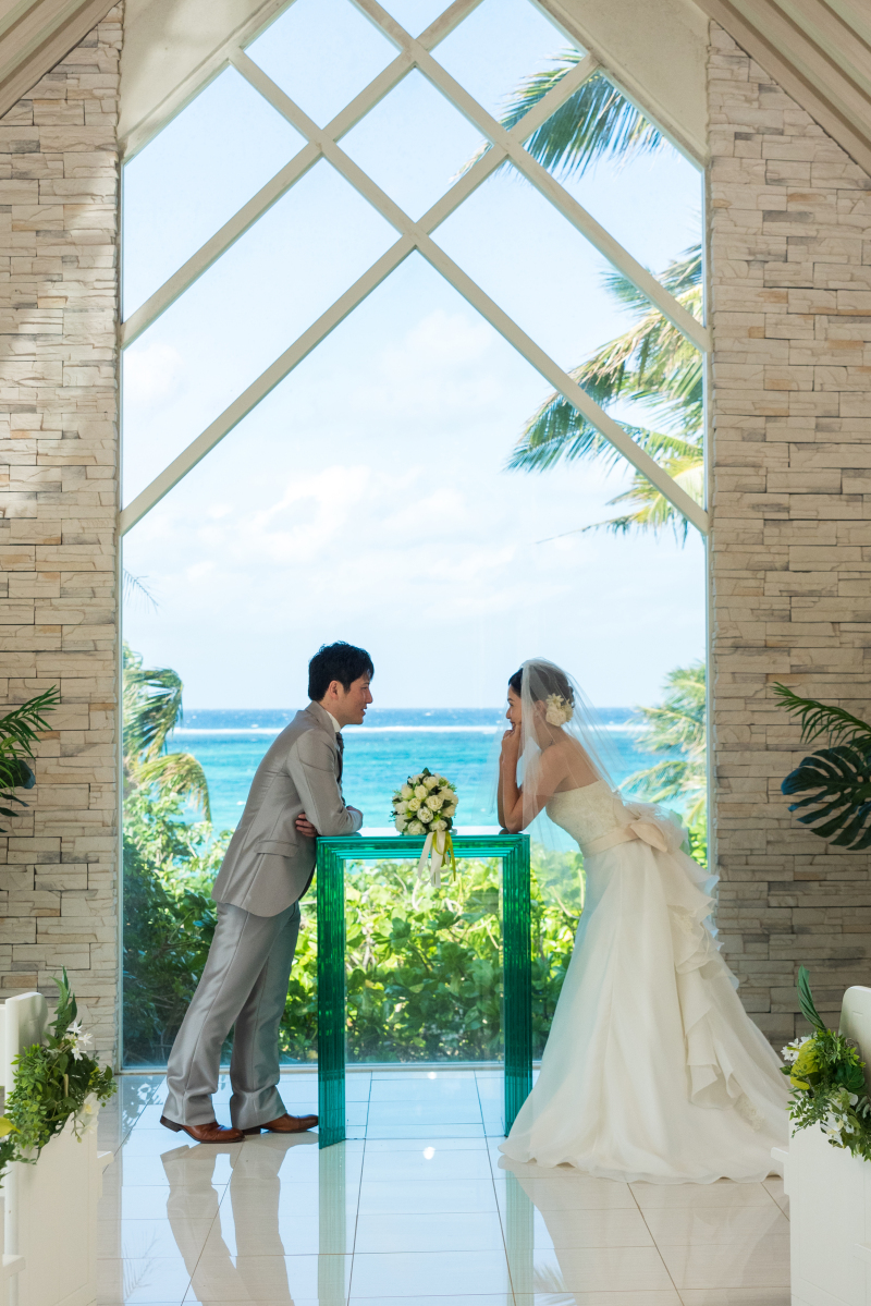 お客様の撮影レポート【ムーンビーチ＆チャペルプレミアムフォト】★結婚記念