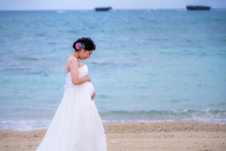 お客様の撮影レポート【おんなそんビーチフォトアルバムパッケージ】★マタニティ