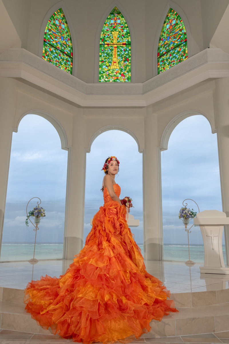 「まるで結婚式のようなチャペルセレモニーフォト」★リザンシーパーク編★