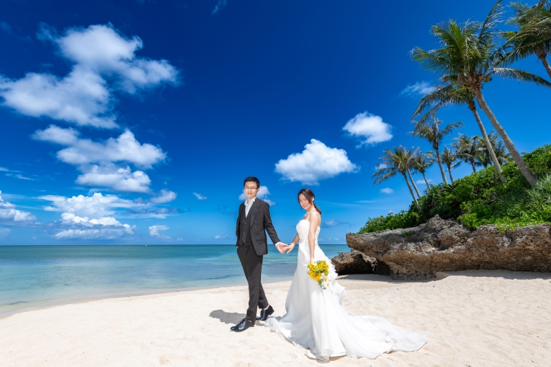 「まるで結婚式のようなチャペルセレモニーフォト」★ムーンビーチ編★