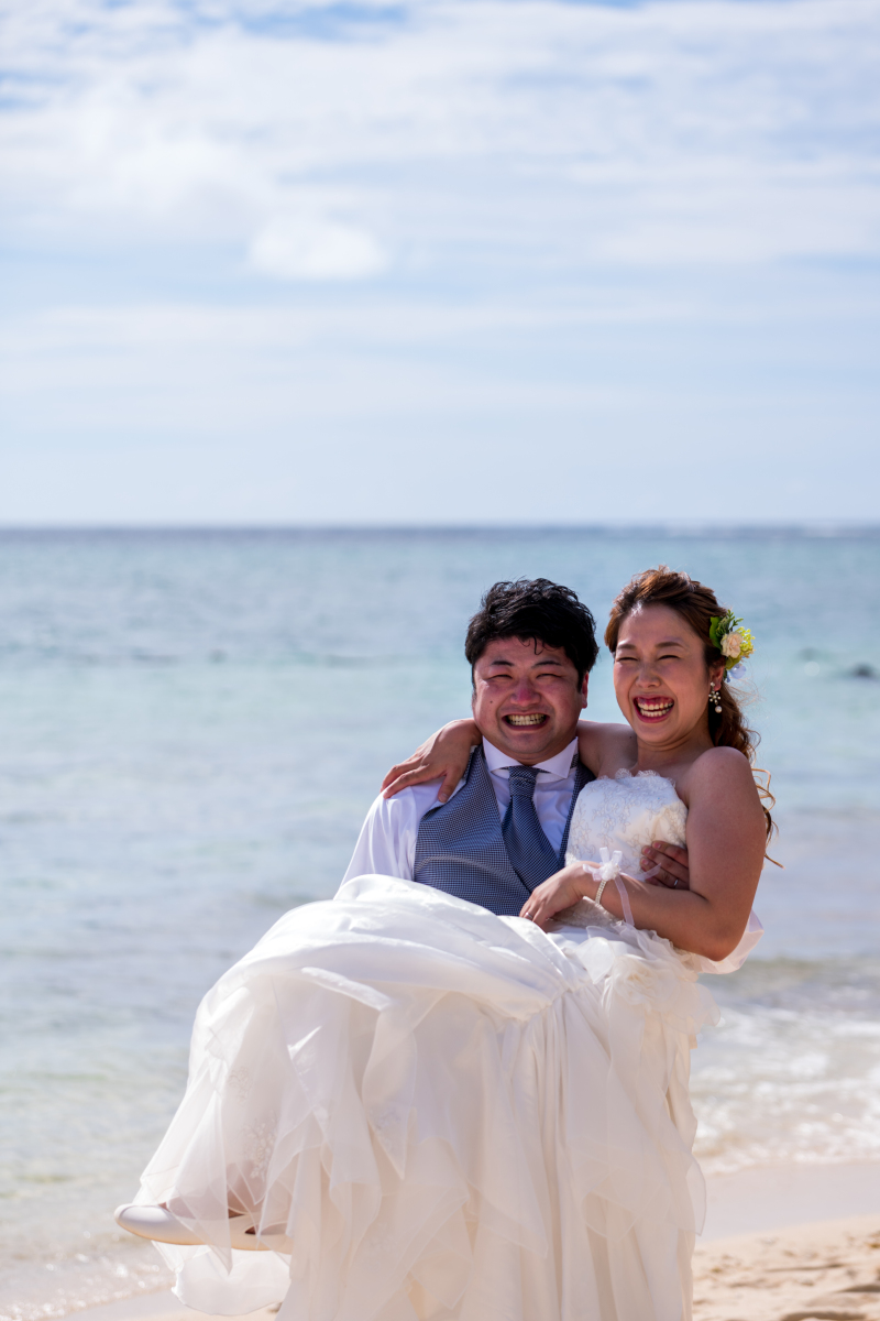 お客様の撮影レポート【ムーンビーチプレミアム アルバムパッケージ】★お子様同伴