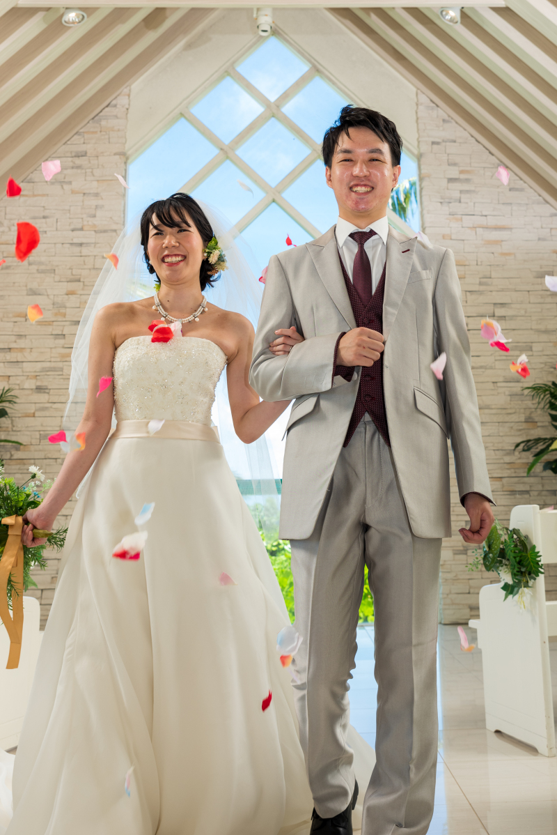お客様の撮影レポート【ムーンビーチ＆チャペルプレミアムフォト】★結婚記念