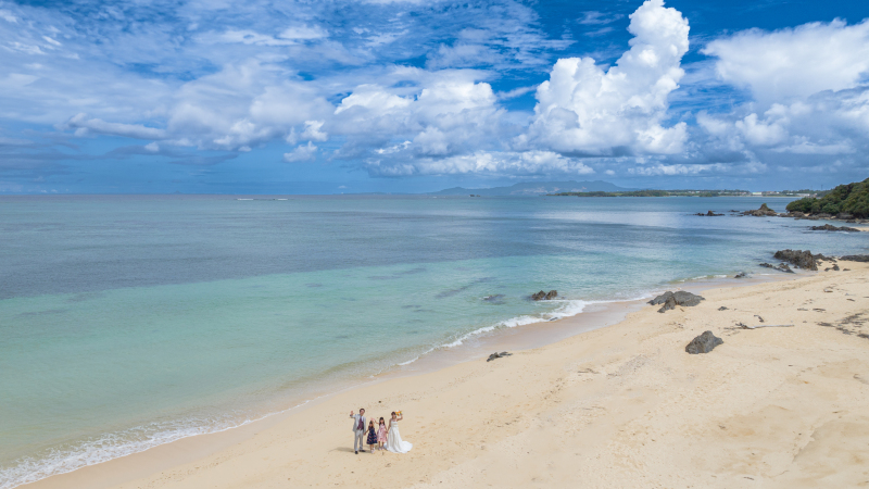 スタジオムーンのドローン撮影【恩納村のロケーションを満喫】