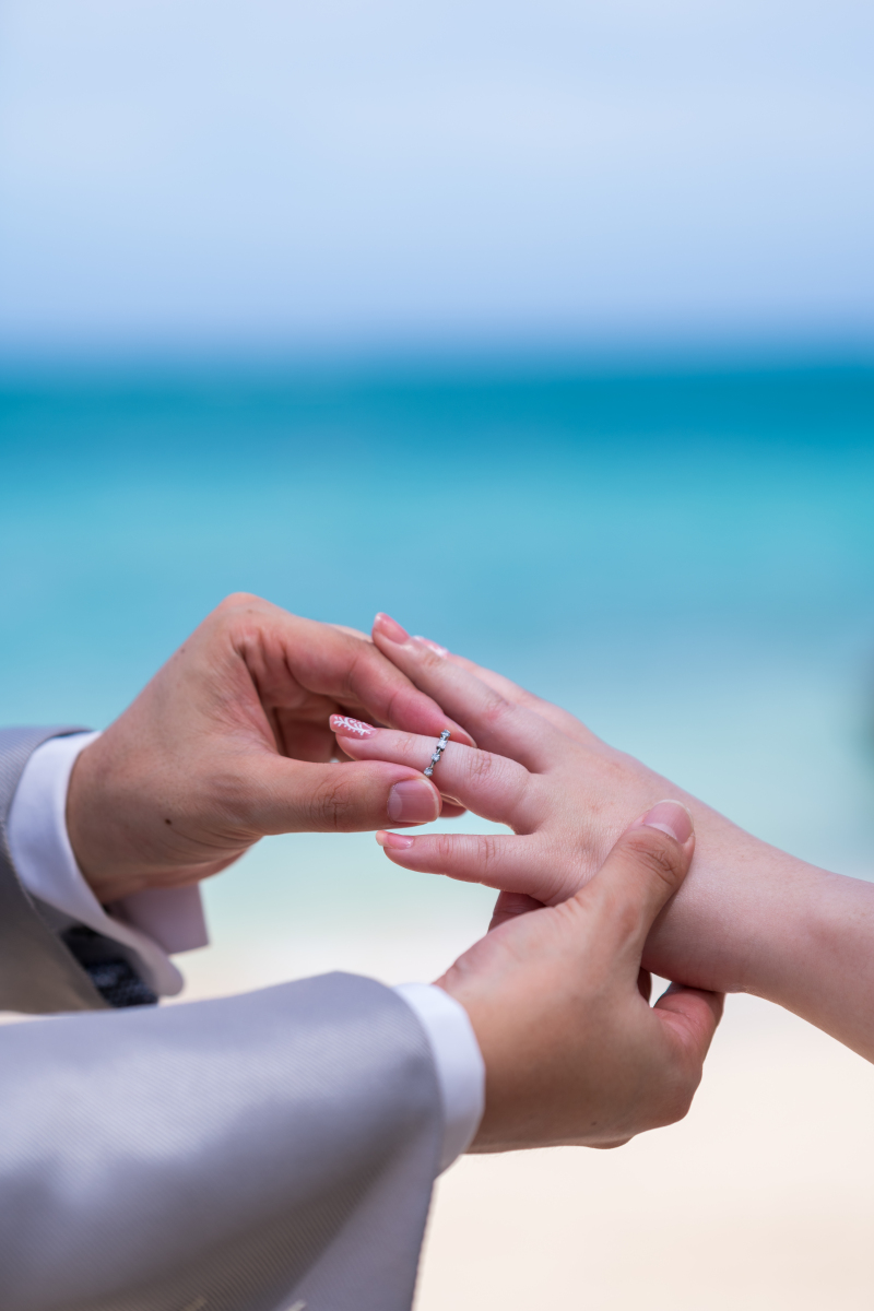 お客様の撮影レポート【ムーンビーチプレミアム アルバムパッケージ】★結婚記念