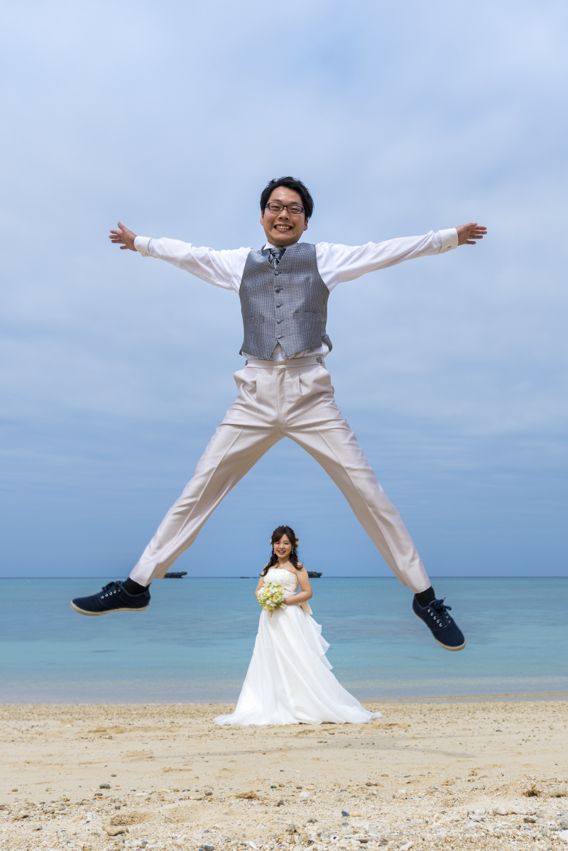 お客様の撮影レポート【おんなそんビーチフォト アルバムパッケージ】★ご結婚記念