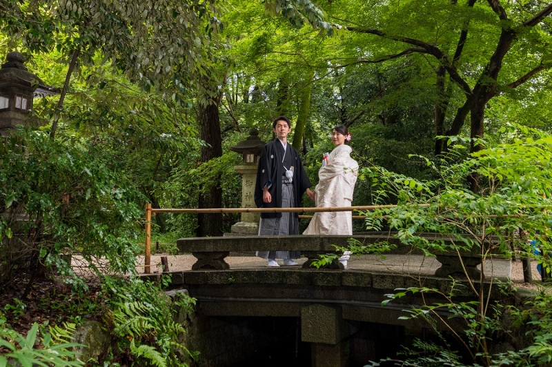 おすすめ贅沢プラン【ドレスでビーチフォト@沖縄+和装@京都下鴨神社】