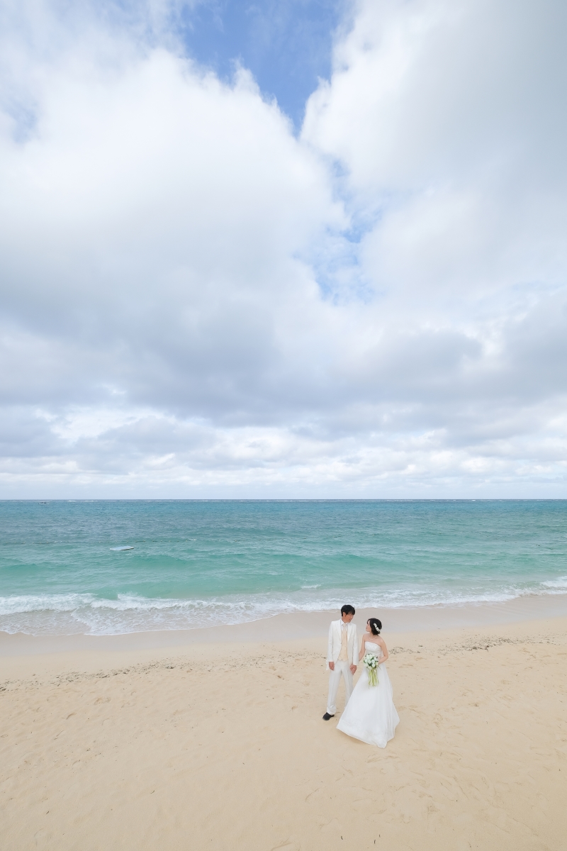 お客様の撮影レポート【ムーンビーチ&チャペルプレミアムフォトプラン】★結婚記念