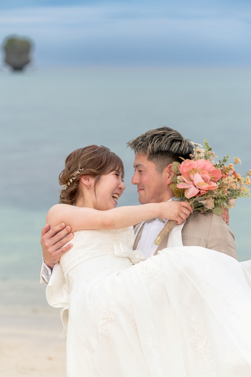 3月撮影まで毎月5組限定★55000円【ドローン写真付★おんなそんビーチフォト】