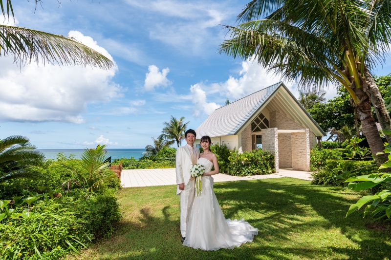 お客様の撮影レポート【ムーンビーチ＆チャペルプレミアムフォト】★結婚写真