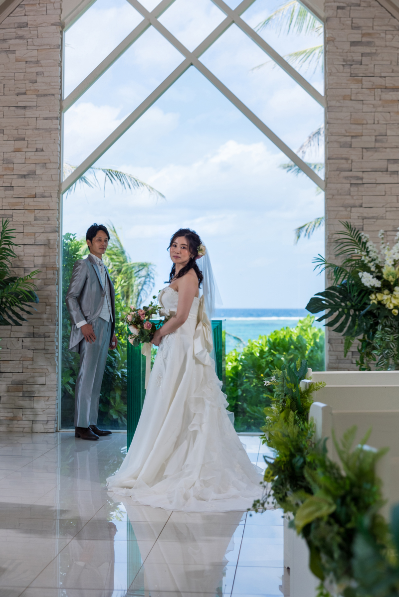 結婚式の代わりの記念に「チャペルセレモニーフォト」⑥