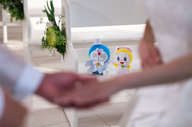 お客様の撮影レポート【ムーンビーチ＆チャペルプレミアムフォト】★サンセット