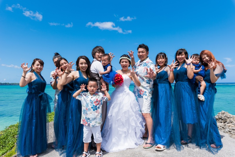 お客様の撮影レポート【ムーンビーチプレミアム アルバムパッケージ】★ご家族同行