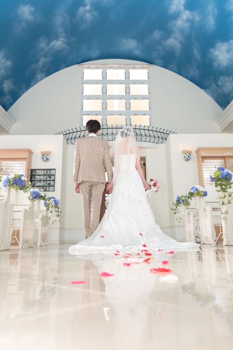 「まるで結婚式のようなチャペルセレモニーフォト」★リザンシーパーク編★