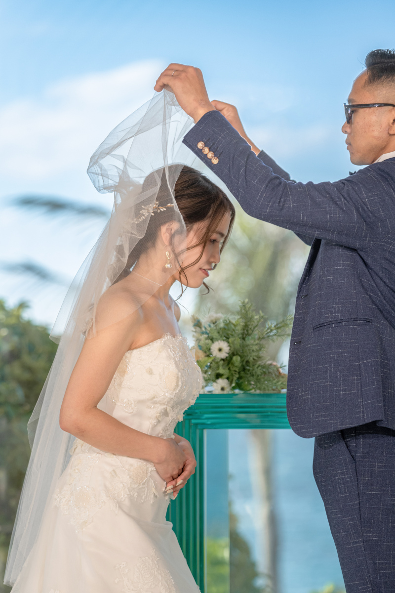 「まるで結婚式のようなチャペルセレモニーフォト」★ムーンビーチ編★