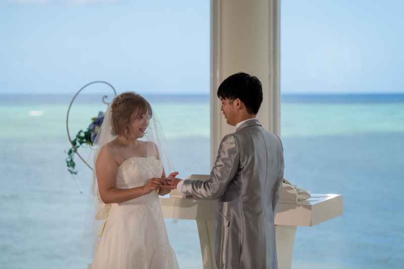 「結婚式のようなチャペルセレモニーフォト」★リザンシーパーク編