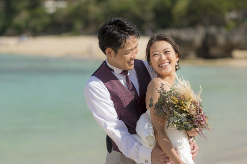 お客様の撮影レポート【おんなそんビーチフォトアルバムパッケージ】★前撮り