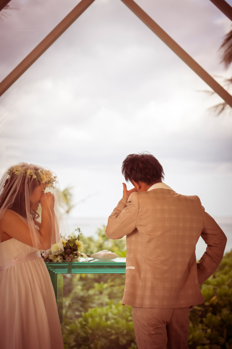 「まるで結婚式のようなチャペルセレモニーフォト」★ムーンビーチ編★