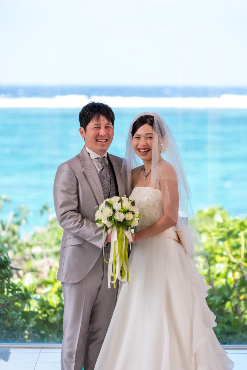 お客様の撮影レポート【ムーンビーチ&チャペルプレミアムフォト】★結婚記念