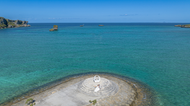 スタジオムーンのドローン撮影【恩納村の素晴らしいロケーション】