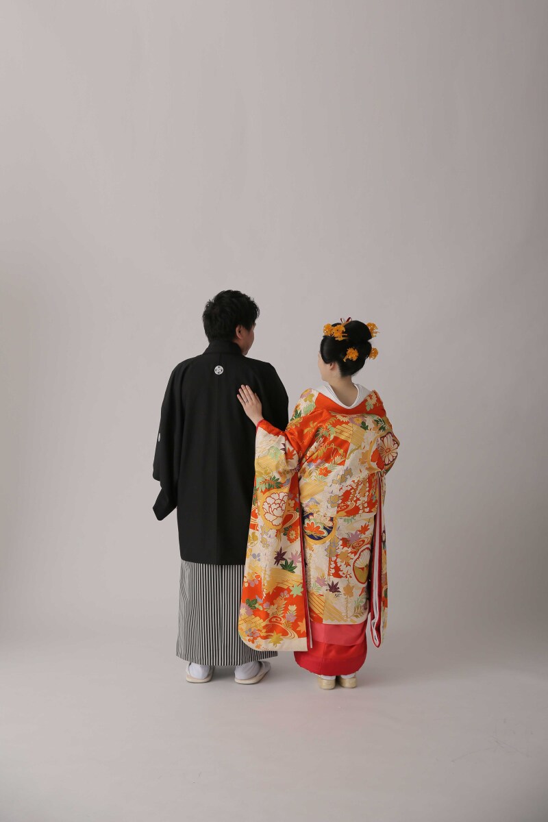 振袖を色打掛にリメイク