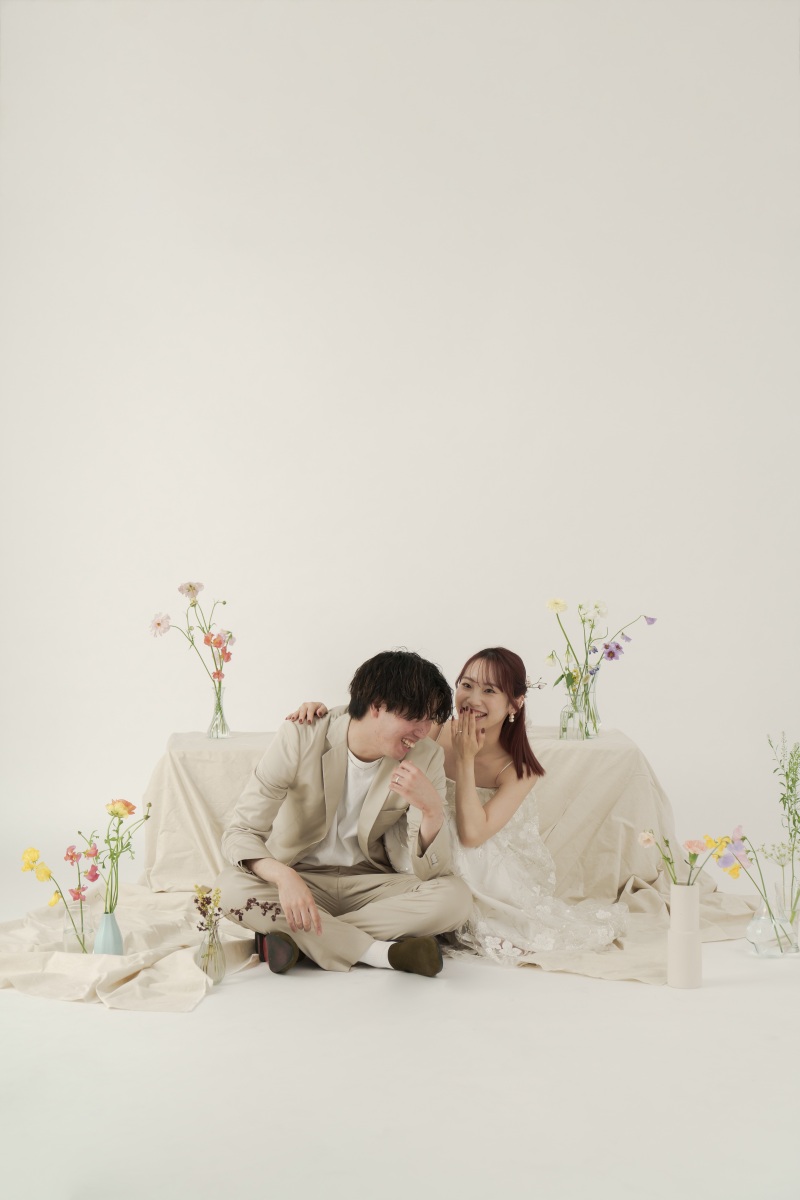 生花×ウェディングフォト