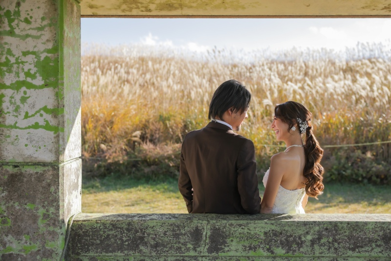 秋の生石高原ロケ