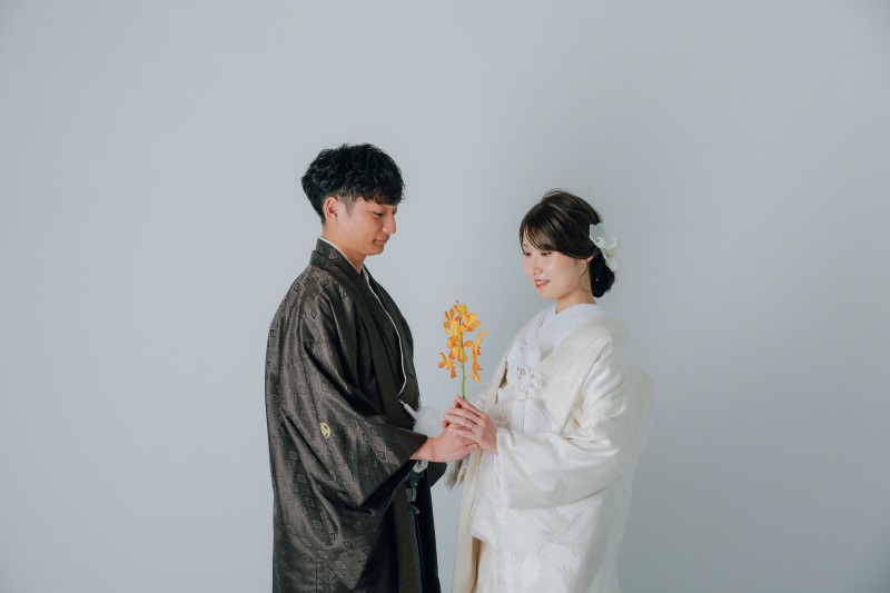 生花×白無垢