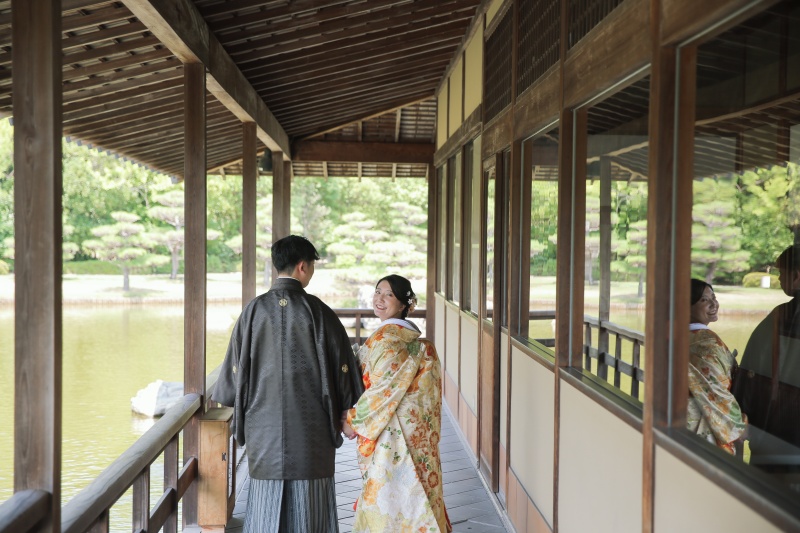 緑いっぱいの大仙公園撮影