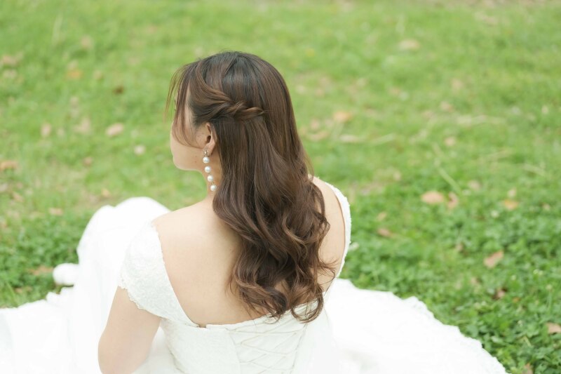 洋装ヘアアレンジ