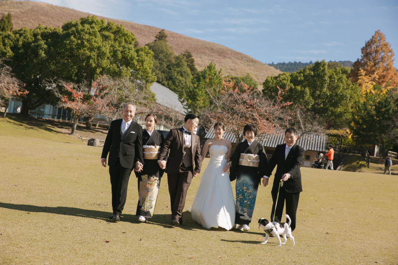 秋の紅葉でロケーション撮影♪