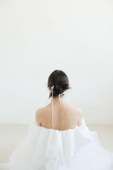 ウエディングドレス ヘアセット