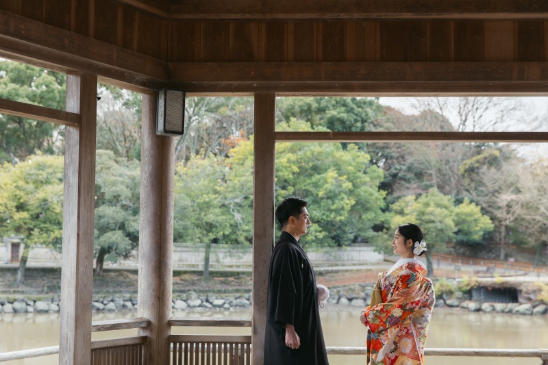 冬の和装ロケーション