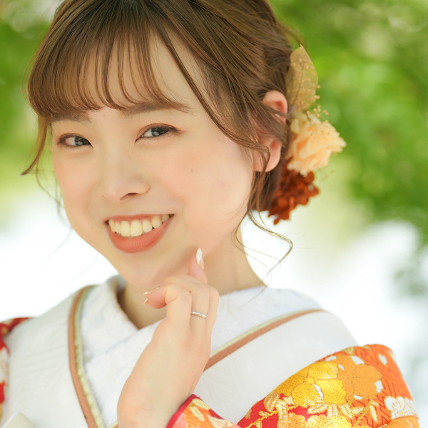 ボブの和装ヘアスタイル♪