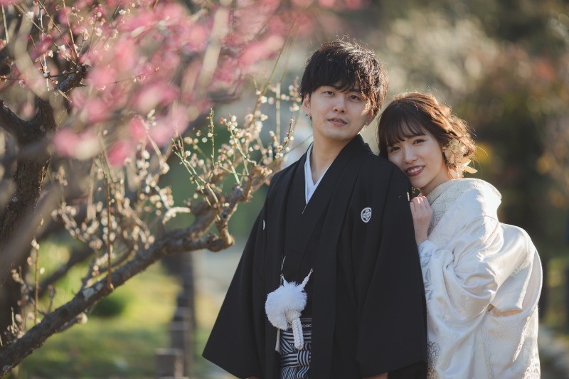 【梅×ウェディングフォト】これからの季節にぴったり！