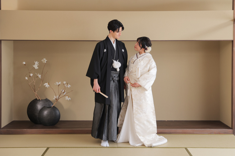 表情豊かなお二人との和装撮影!