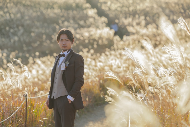 秋の生石高原ロケ