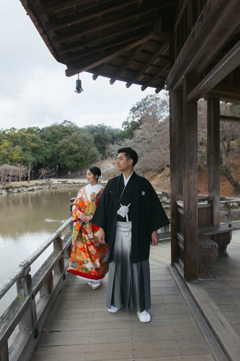 冬の和装ロケーション