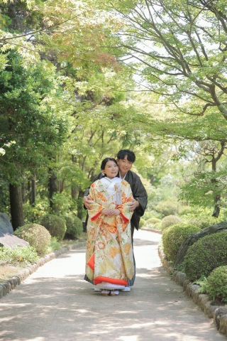 緑いっぱいの大仙公園撮影