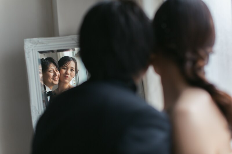 シンプルスタジオで叶える、大人可愛い前撮り