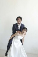 結婚写真をご家族で