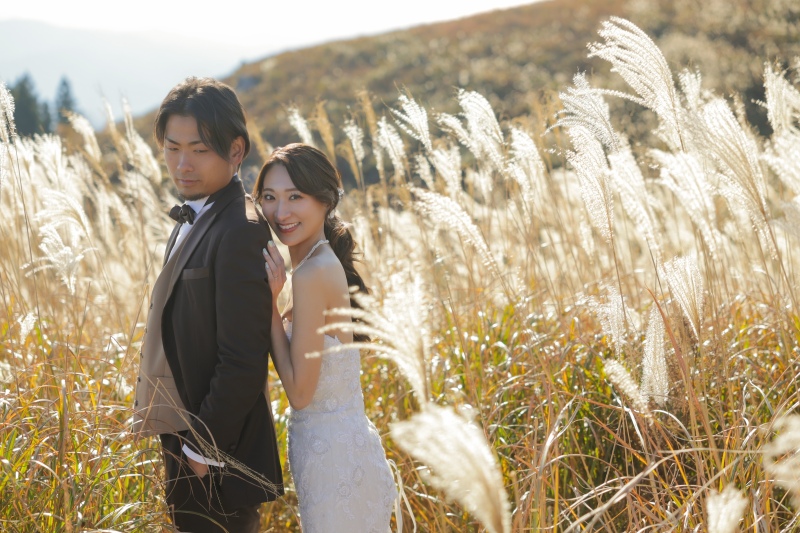 秋の生石高原ロケ