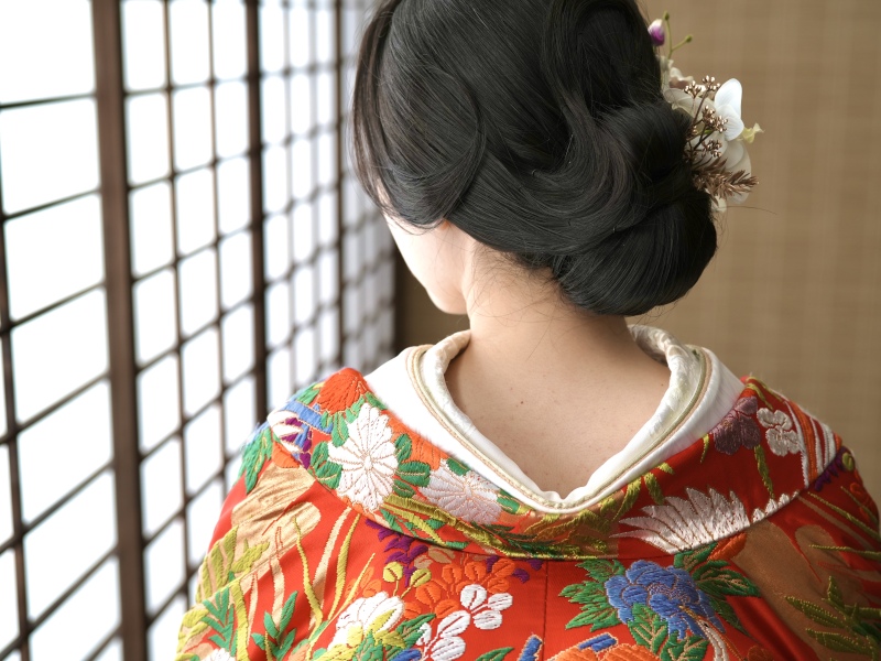 和装ヘアスタイルのご紹介〜。
