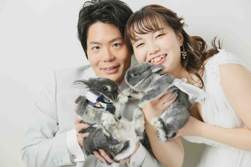 ペットとウエディングフォト