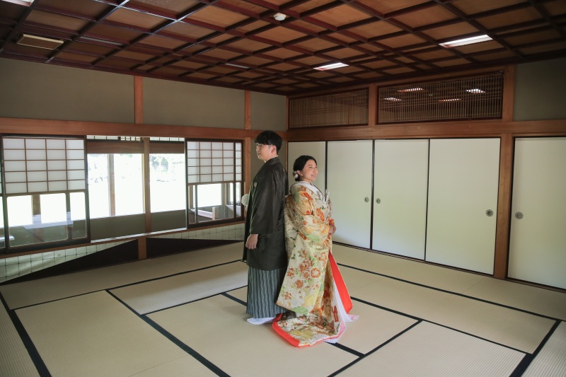 緑いっぱいの大仙公園撮影