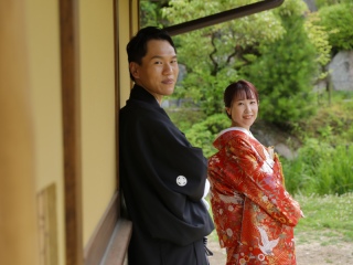 新緑 × つるんと和装ヘア♪♪