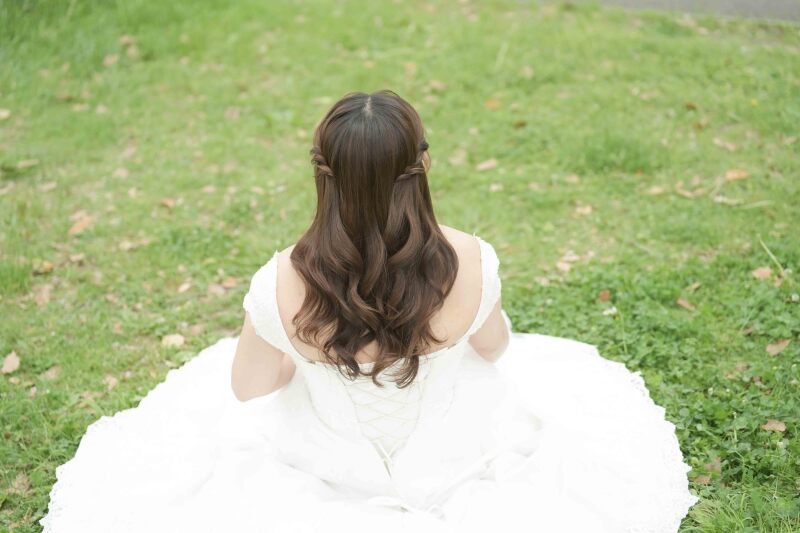 洋装ヘアアレンジ