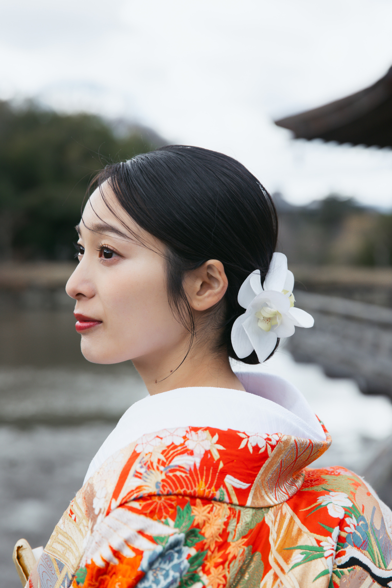 和装で行く浮見堂