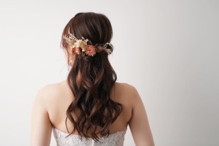 ゆるふわハーフアップ