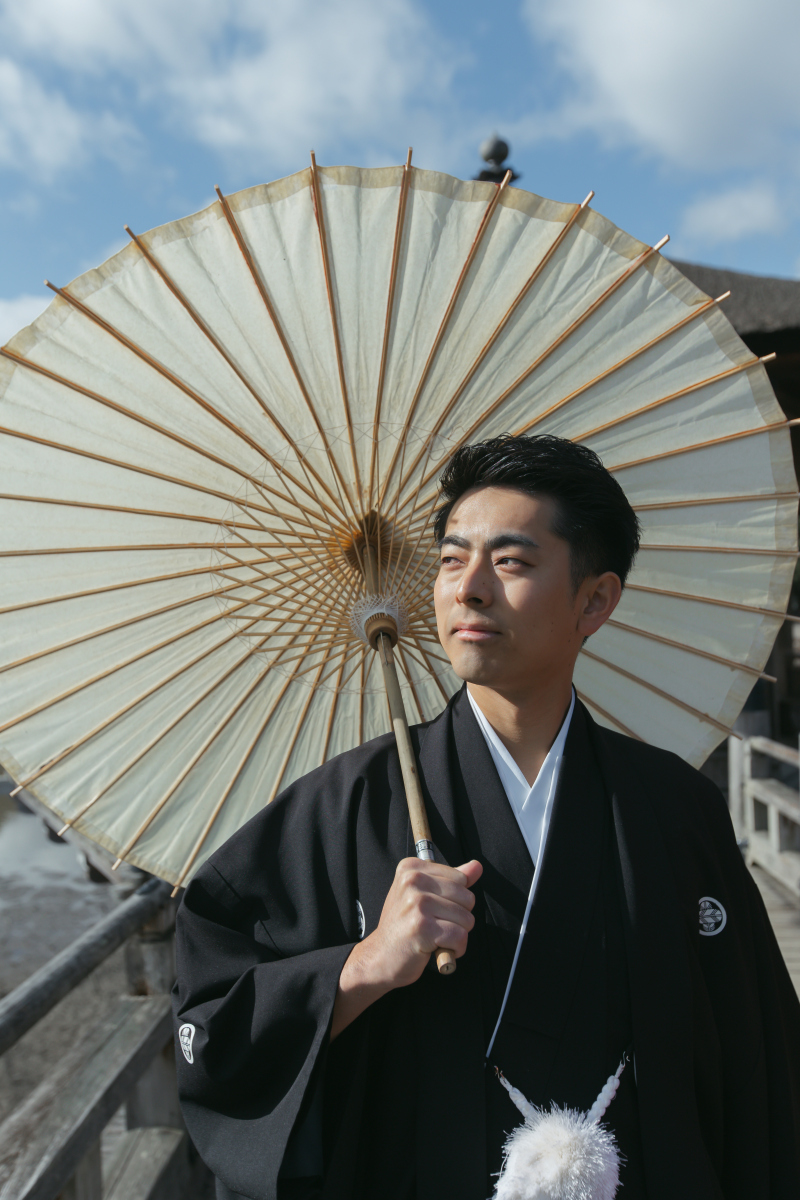 和装で行く浮見堂