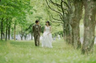 1日でスタジオもロケーションも！ドレス2着プラン